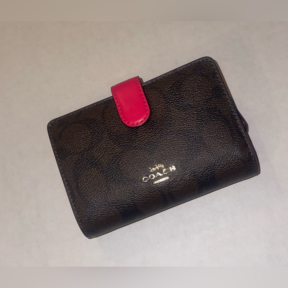 Coach Chic Pink and Brown Wallet